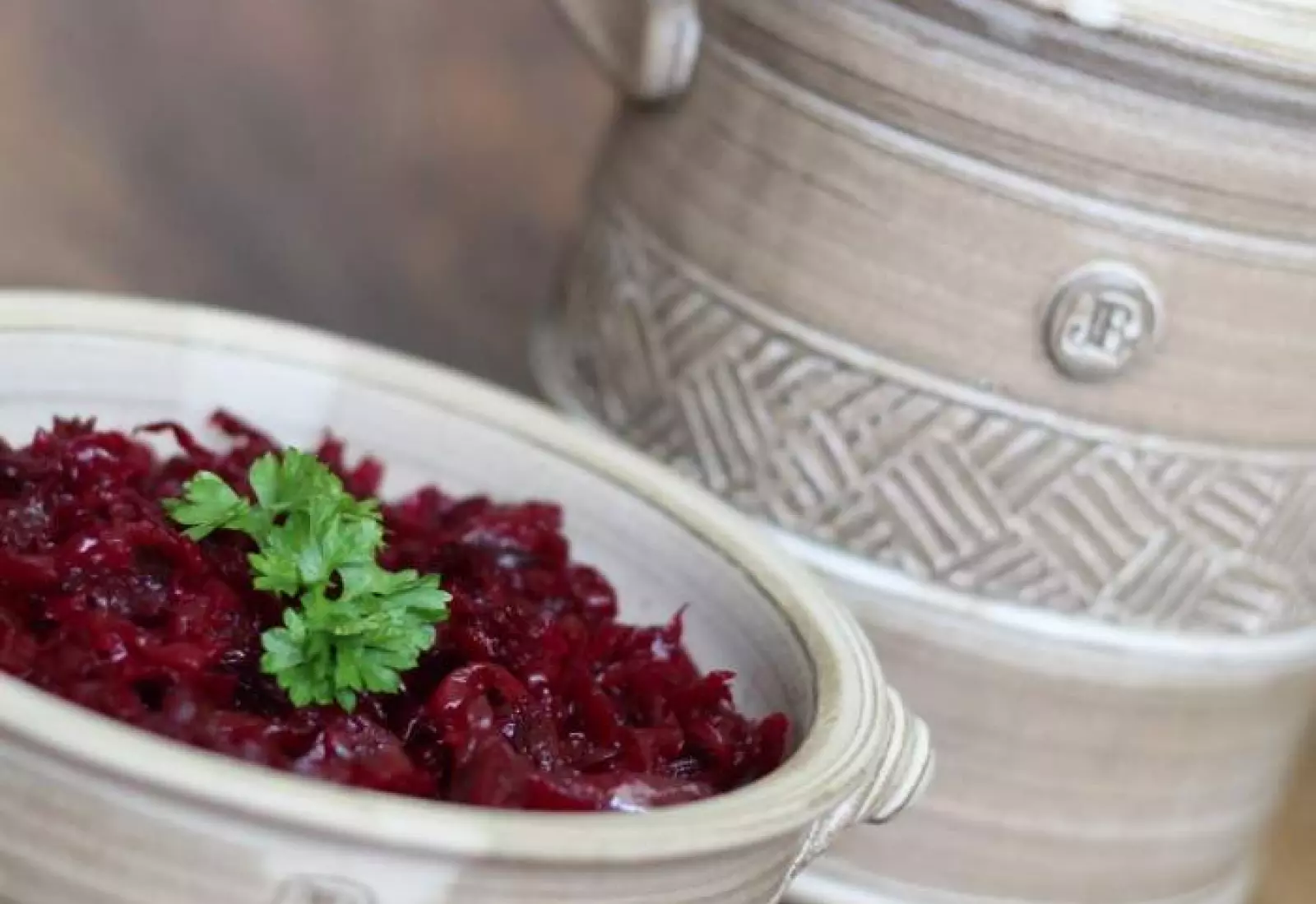 Pickles ze zelí a červené řepy